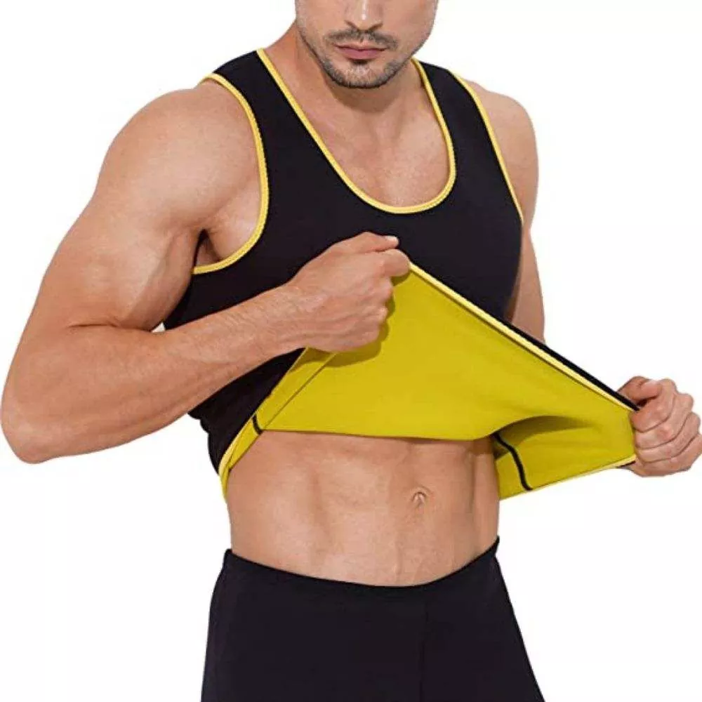 Beurat Loss Sweat Sauna jas Pikeun Lalaki